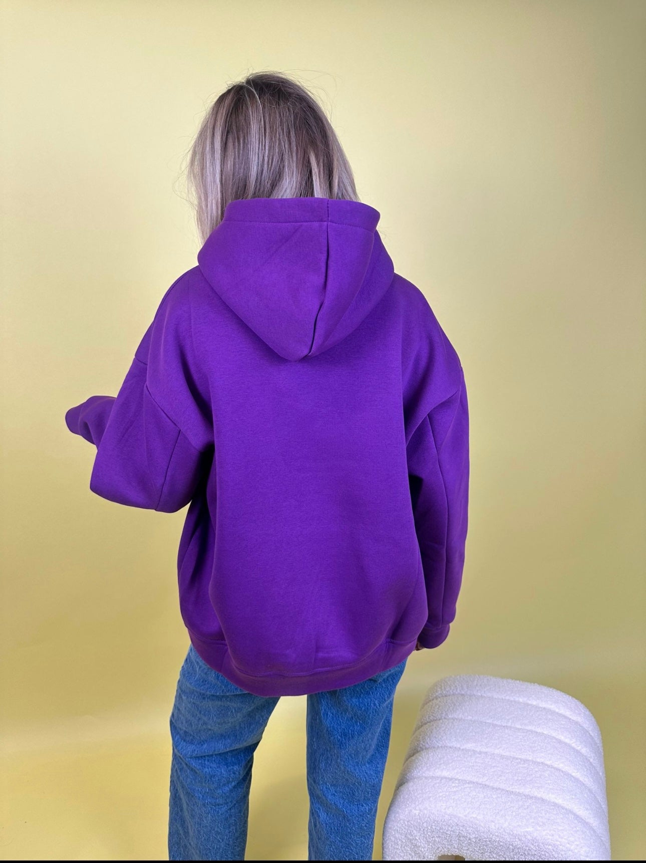 PURPLE SMILEY HOODIE