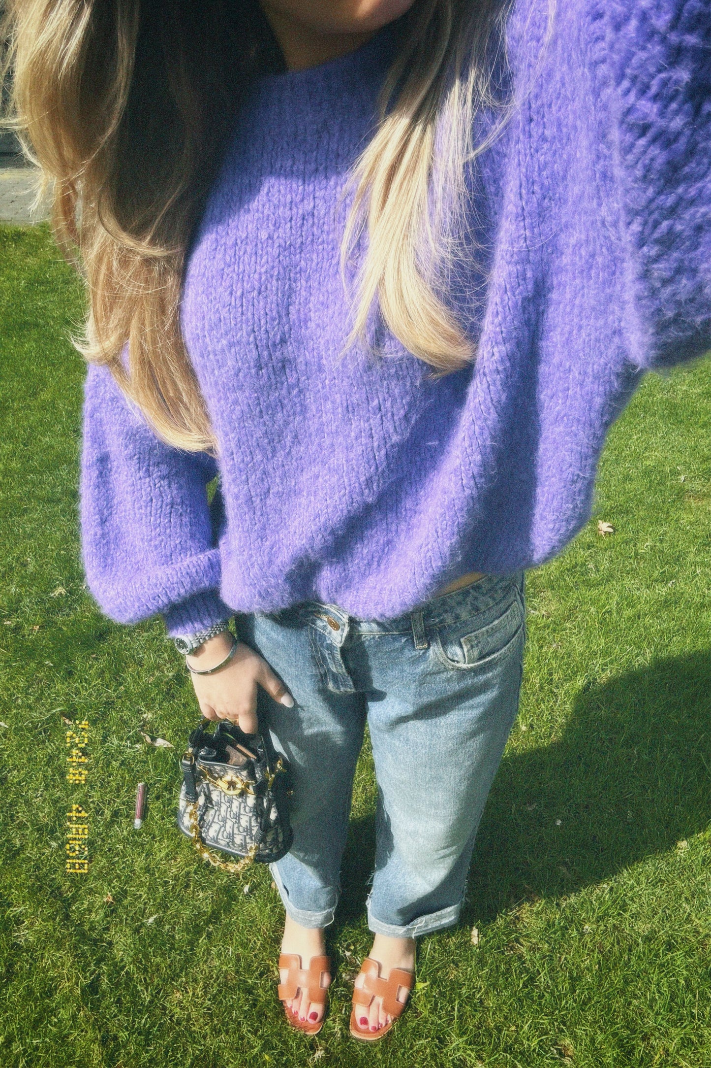 sweater purple