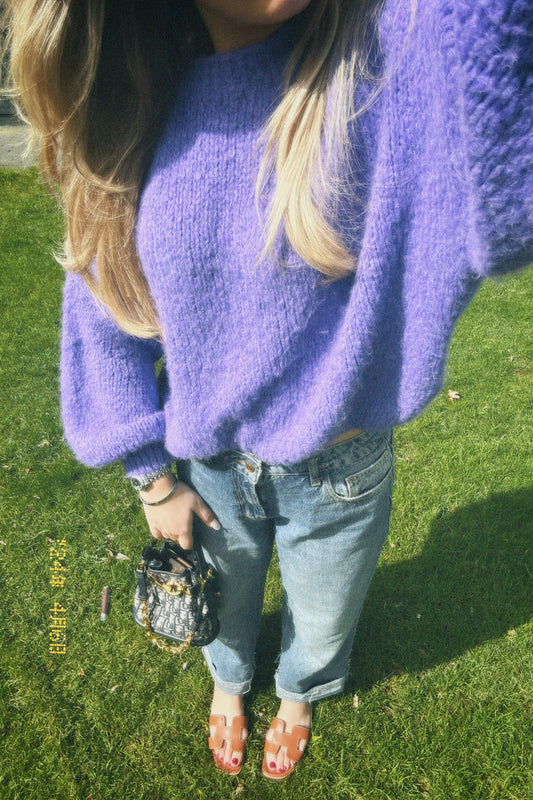 sweater purple