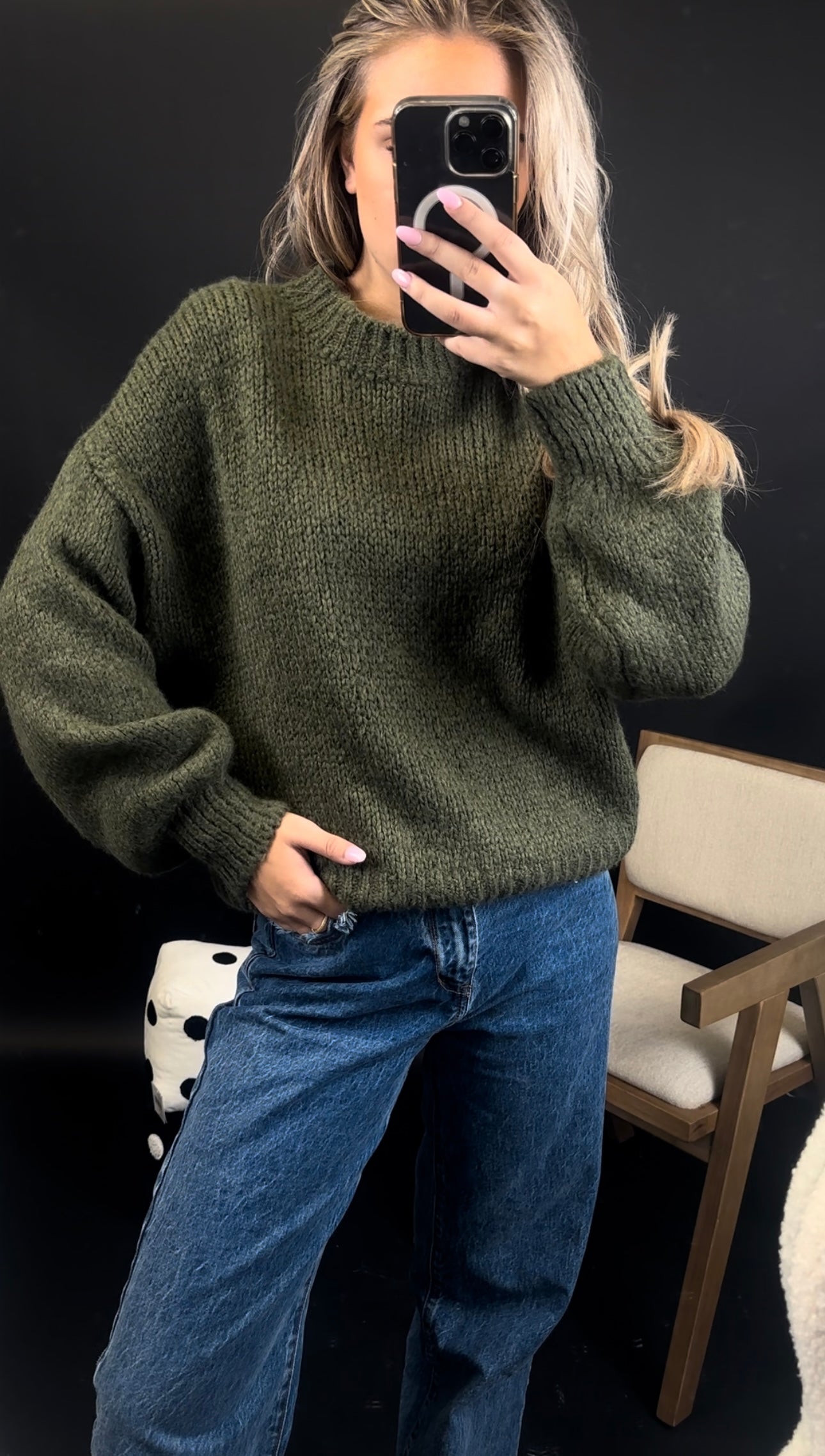 SWEATER DARK GREEN